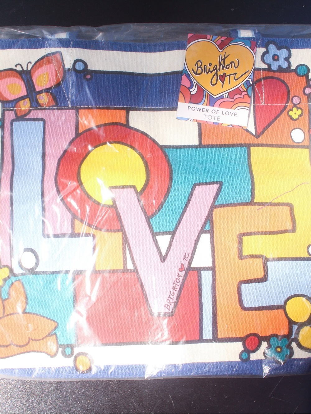 Brighton Multicolor LOVE Graphic Tote